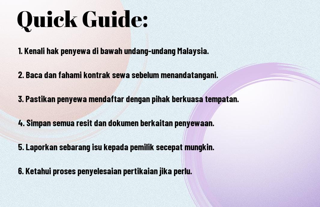 menghadapi undangundang penyewaan malaysia panduan penyewa vew